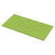 LEGO lapos elem 8x16, lime (92438)